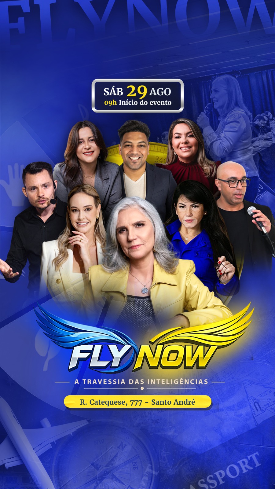 Elenco completo do Fly Now